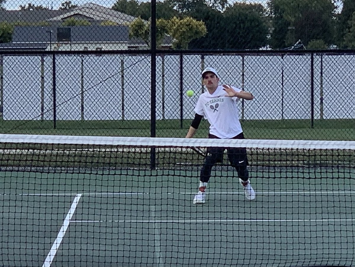 TCTIGERS's tweet photo. TC defeats Waldron 5-0 in Sectional action!

#1S Hutchinson (TC) d Shaw (W) 6-0 6-0
#2S Rund (TC) d Jones (W) 6-0 6-2
#3S Thomas (TC) d Young (W) 6-1 6-1
#1D Sego/Toth (TC) d Kellams/Lindsey (W) 6-3 7-5
#2D Gearlds/Brosnan (TC) d Hinchman/Thomas (W) 6-1 6-1 https://t.co/pPD5C58l0v