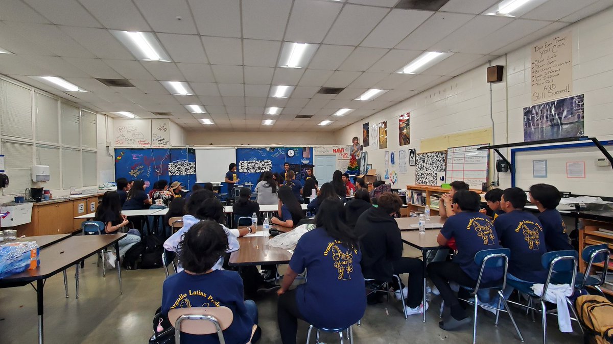 Say hello to the <a href="/HispanicLiaison/">El Vínculo Hispano / Hispanic Liaison</a>'s 2022-2023 Orgullo Latinx Pride youth members <a href="/JMHSJets/">Jordan-Matthews HS</a>! 🥳✊🏽Today was our first meeting &amp; I am super excited to work with &amp; get to know all of these amazing youth! 😍 Un aplauso para nuestres jóvenes 👏🏽🤩🙌🏾 
#OLP #JM #jóveneslatinx