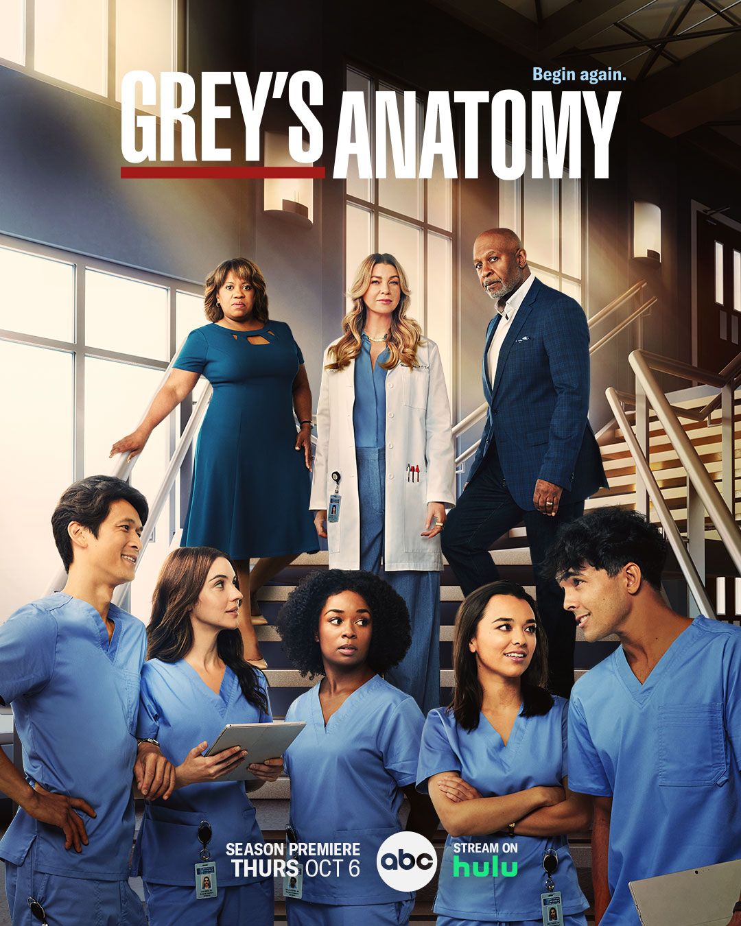 Grey's Anatomy on X: On a Thursday, in a stairway, I watched it begin  again. t.co3ER1kEfNzK  X
