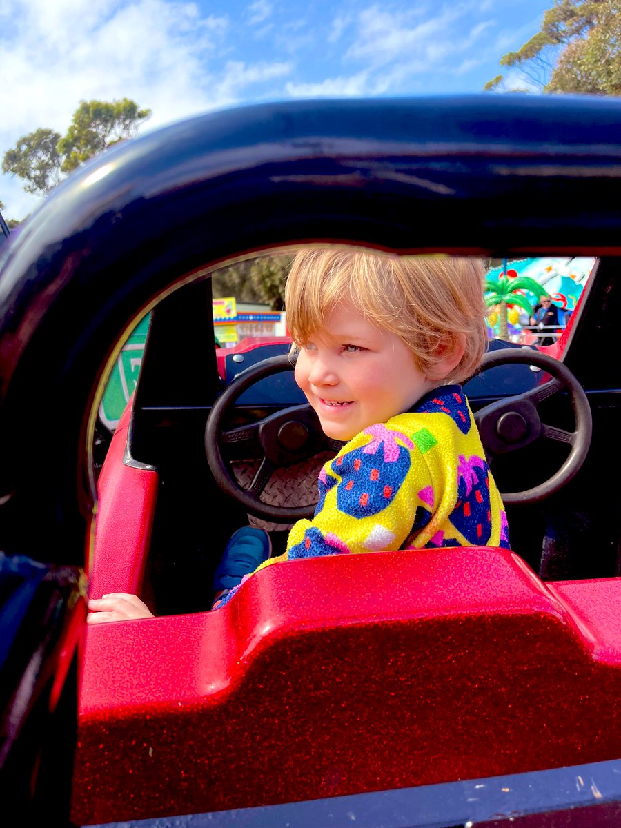 Having a ball at the Melbourne show!