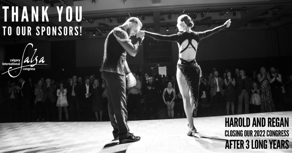 CalgarySalsaCon's tweet image. Thank you to all of our supporters, dancers, and sponsors for your support!
We are very excited to be making some BIG announcements soon. Mark your calendar for March 30 to April 2, 2023. You are not going to want to miss it!
#yycsalsa #yycarts #calgary #salsa #dance