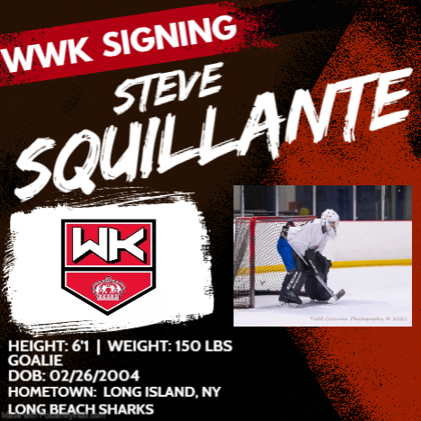 🚨SIGNING ALERT🚨
WWK would like to welcome Long Island NY native Steve Squillante to the team!