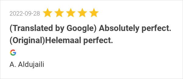 Nieuwe beoordeling voor Diks verzekeringen: 5.0-star Review: "(Translated by Google) Absolutely...