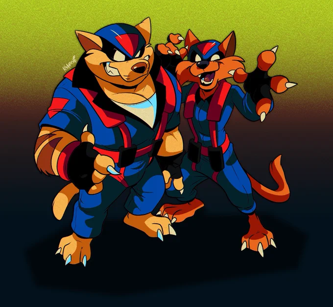 Reposts old Swat Kats art cuz im hype as hell, if id ever call something my dream job itd be to draw these guys for a living  
