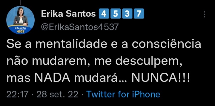 GuimaraRafa's tweet photo. Quem irá te representar no Congresso?
Escolho @ErikaSantos4537
Uma mulher que lutará pela igualdade salarial e por mais suporte para as mães empreendedoras como creches/escolas. 
#ErikaDeputadaFederal 4️⃣5️⃣3️⃣7️⃣
#Rodrigo45 
#Simone15 
@BrunoMa72106920 @freire_roberto @verdinasi https://t.co/I8VHh4U8rD