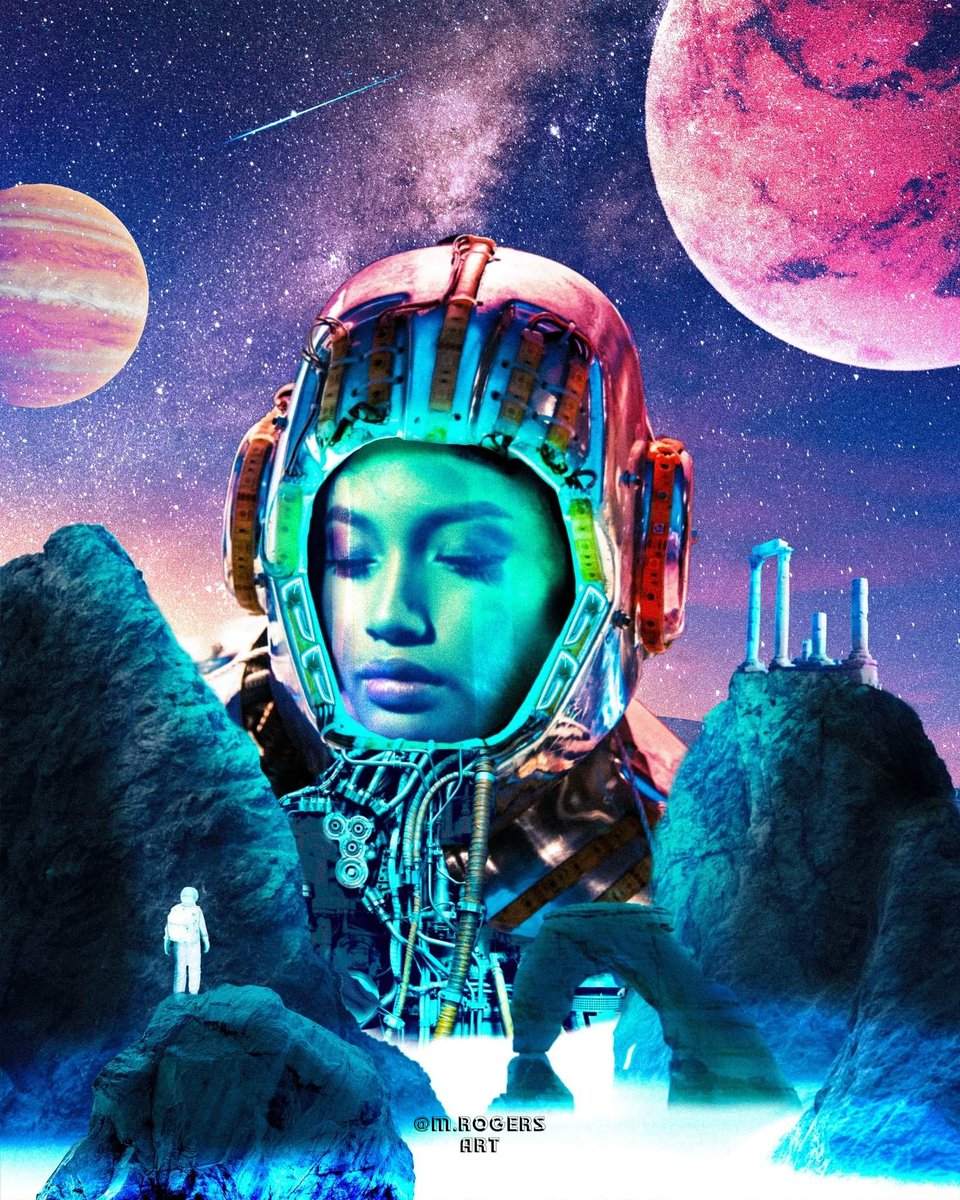 buckaroo666's tweet photo. My entry for the "you finish my artwork" competition organised by @phase_runner and huioncanada #youfinishmyartwork #phaserunner #Photoshop #Space #scifi #huion #instagram https://t.co/DYhwjwkMCt