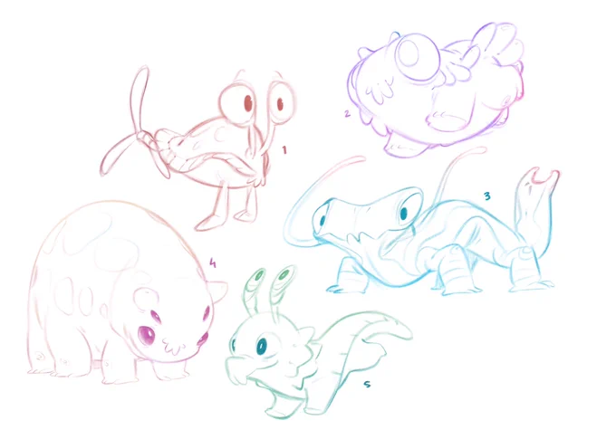 Some unused crash concepts and sketches from Its About Time 