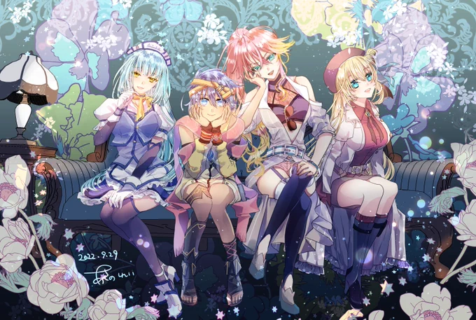 黎の軌跡Ⅱ発売おめでとうございますーーー!!!女子ぎゅぎゅっと並べてみました! #黎の軌跡2発売日カウントダウン創作企画 