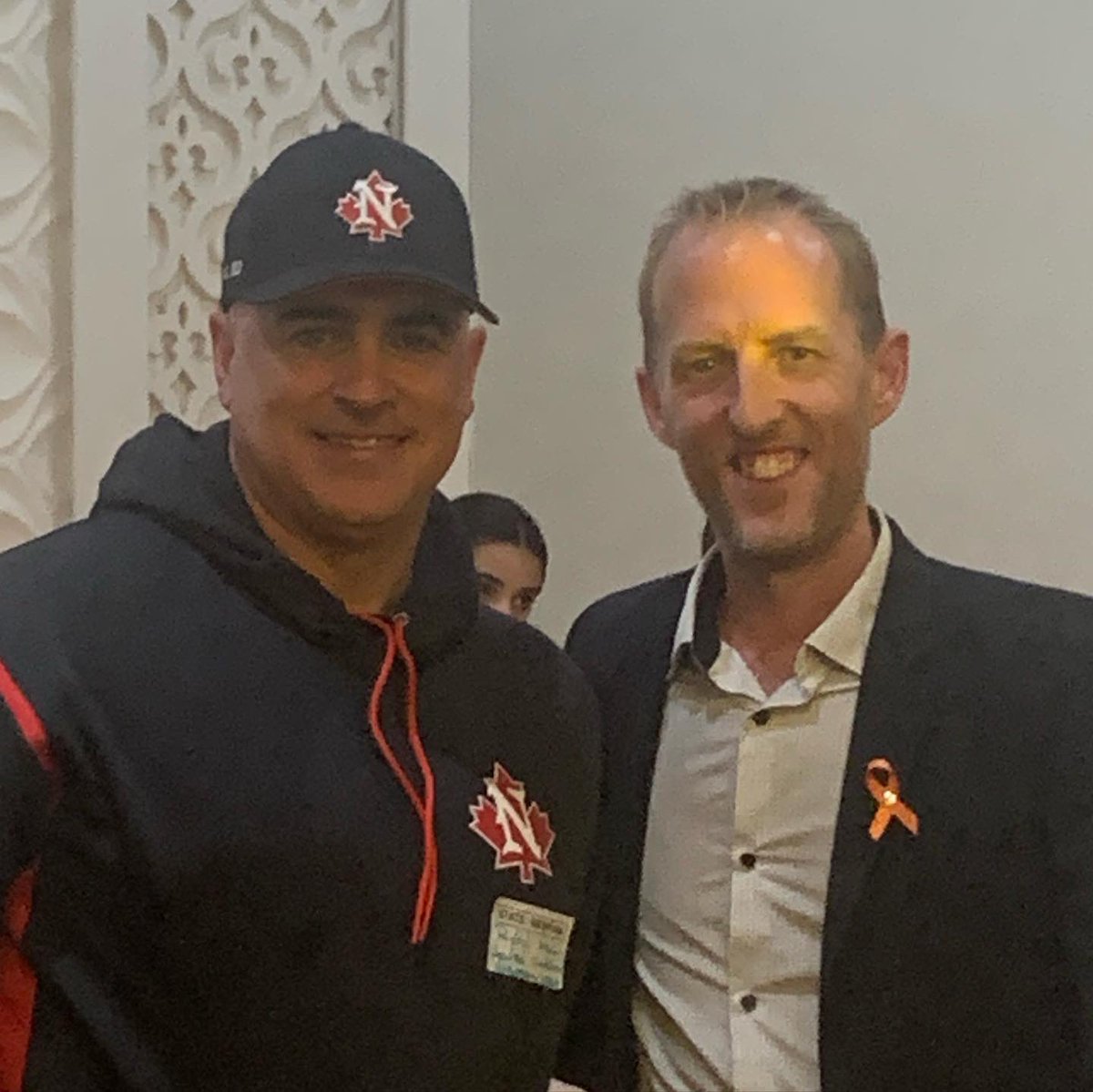 NewtonCanadian's tweet photo. Thanks to @Newton_BIA for hosting us at the State of Newton! Thank you @delford for coming by as a past president and City Counsellor. @PhilipAguirreBC and City Cllr candidate for inviting us! We want to connect, fundraiser and increase player registration. Let’s play ball! https://t.co/NfdsMwRkvm
