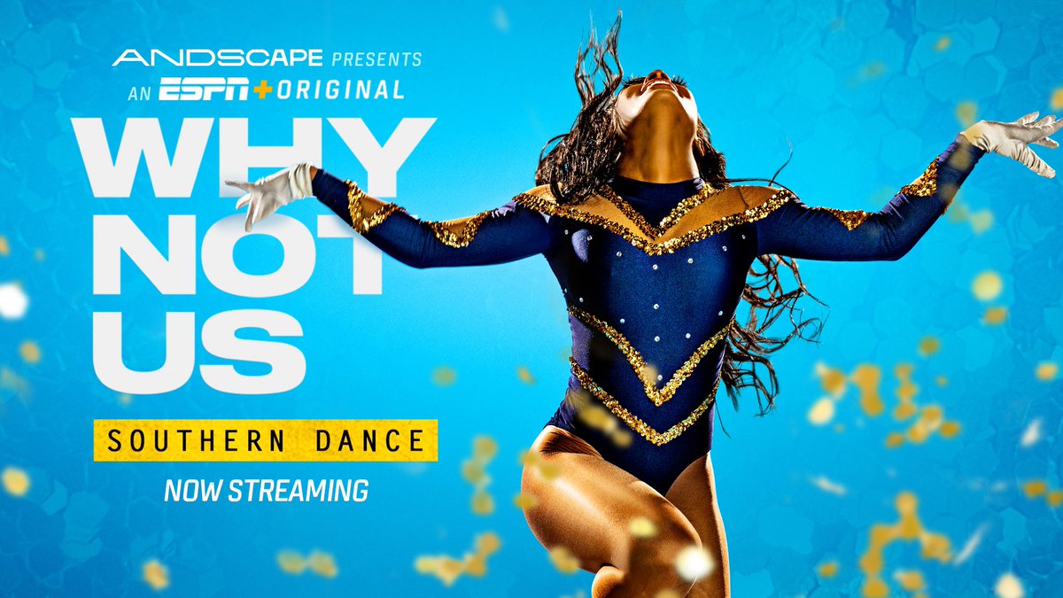 thetrinityalana's tweet photo. Since there is so much controversy over USC’s dance team yall STREAM WHY NOT US ON ESPN+  ! A behind the scenes look at Southern University’s Dancing Dolls 💙💛 if we all support this hopefully more HBCU majorette teams will get the national recognition they deserve. https://t.co/BJIjBGmIJ4