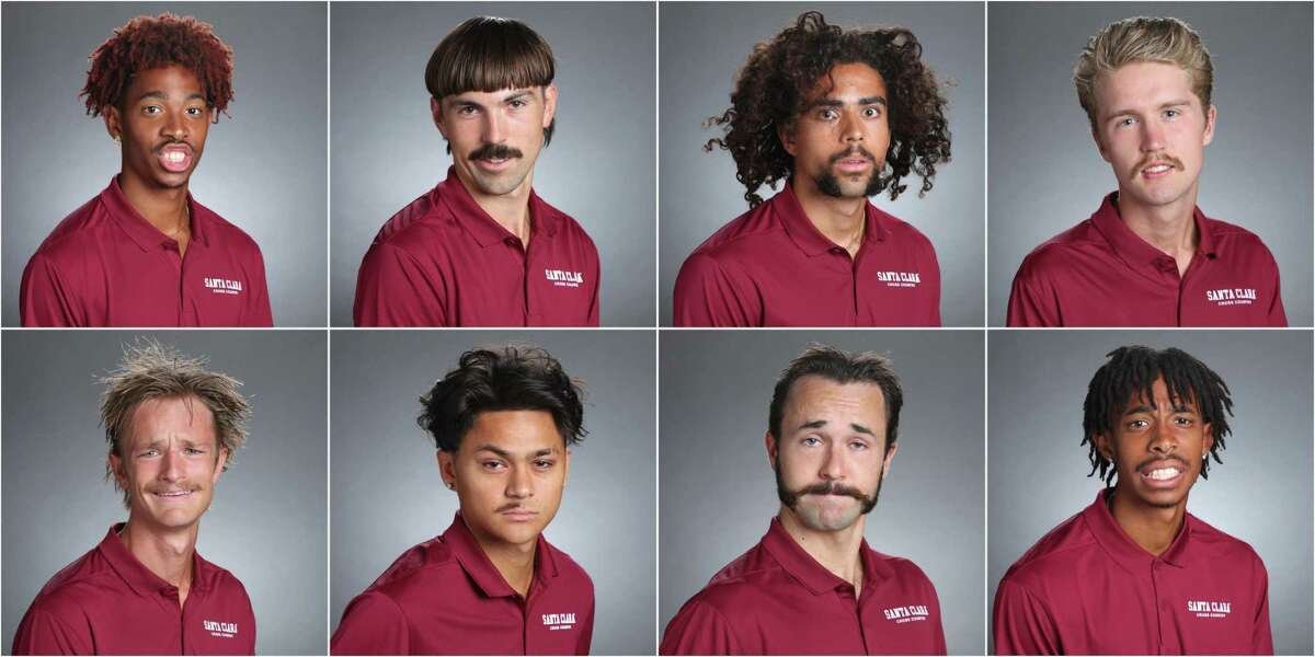 sfchronicle's tweet photo. Cross country athletes seldom wade in attention, especially on the crowded Bay Area sports landscape. But the Santa Clara men’s cross country team amusingly, memorably and unwittingly carved out its own niche. 

Here's how they went viral: https://t.co/xyaD2cQvOP https://t.co/mkFCBN65Ee