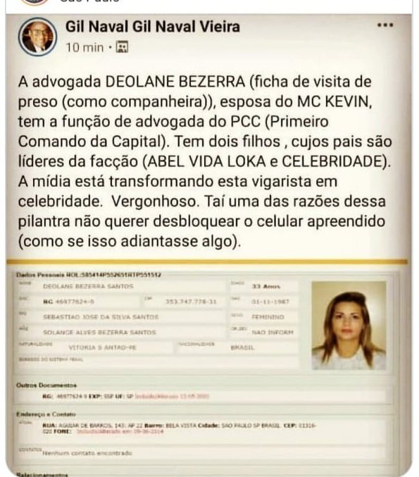norafarias74's tweet photo. @otirocerteiro @Dra_Deolane Filho de bandido o que se espera? https://t.co/MIUpG7byii