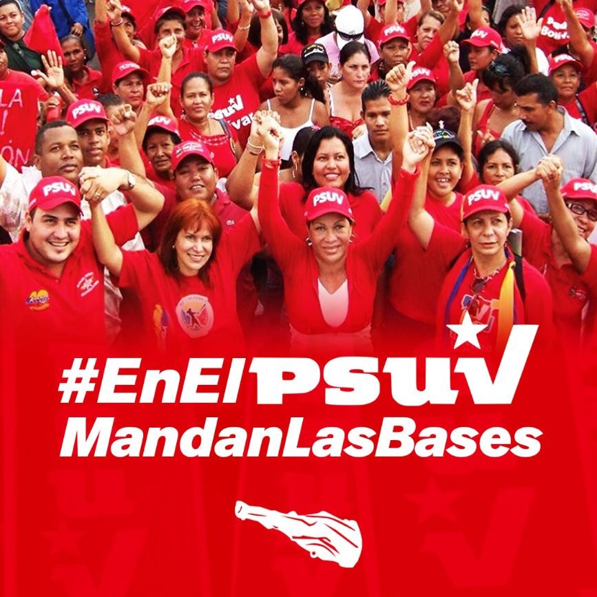Con el legado de Chávez y junto a nuestro Pdte @NicolasMaduro con #EnElPsuvMandanLasBases @dcabellor VENCEREMOS 🚩🇻🇪