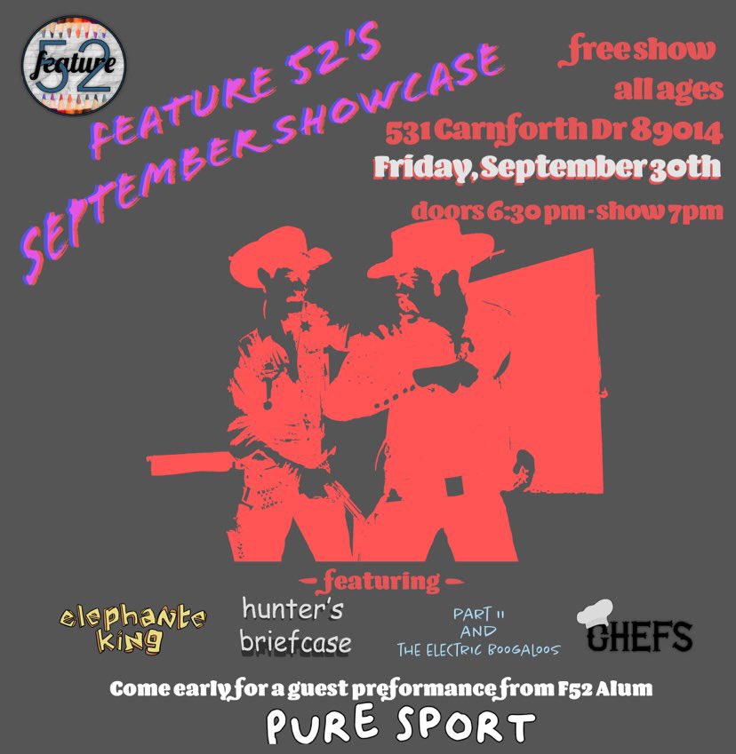 All ages this Friday, be there!
<a href="/feature_52/">Feature 52</a>