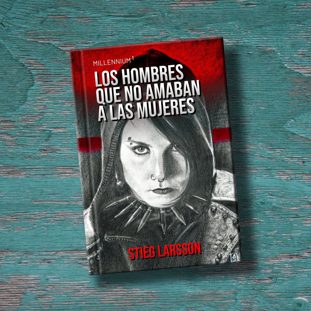 [ES] Diseño de cubierta simple con mi retrato de #LisbethSalander para practicar. Título español.

#diseñodecubierta #bookcoverdesign #mockup #lisbeth #salander #millennium