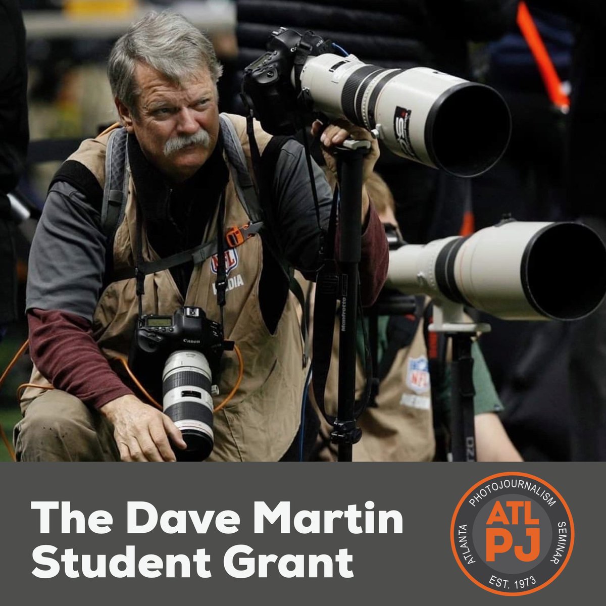 Atlanta Photojournalism Seminar (@atlantaseminar) on Twitter photo We are pleased to offer a $1,000 grant to a college undergrad or graduate student working on a #photojournalism  project. The project does not have to be completed. Applications for the Dave Martin Student Grant are due 11:59pm EDT on October 25, 2022. photojournalism.org/dave-martin-st… We are pleased to offer a $1,000 grant to a college undergrad or graduate student working on a #photojournalism  project. The project does not have to be completed. Applications for the Dave Martin Student Grant are due 11:59pm EDT on October 25, 2022. photojournalism.org/dave-martin-st…