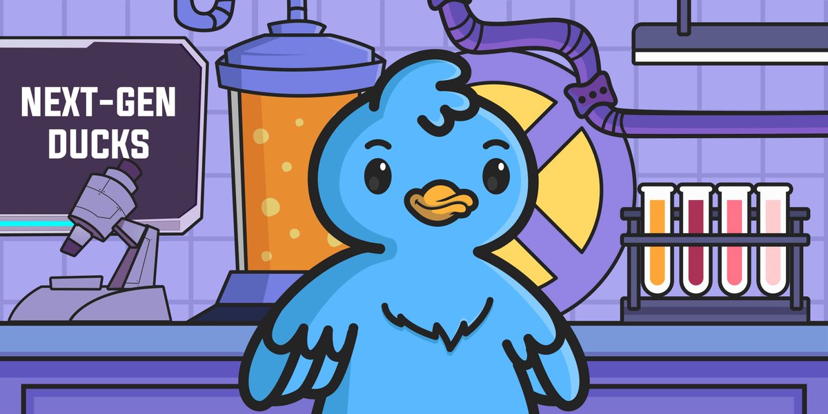 Well, well, well... what have we got here?

The "next-gen-ducks evolution" is complete! I present to you... an evolved duck! 🪺

These ducks are like no other... and they will offer special utility too. ⚙️

#NextGenDucks launching soon!👀