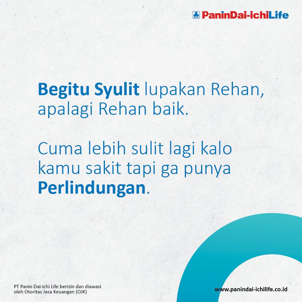 panindaiichi's tweet photo. Waduhhh, buat kaum mendang mending yang masih mikir-mikir.. Yuk mulai rencanakan perlindunganmu sejak dini!
.
Karena sehat pangkal bahagia.
.
#PaninDaiichiLife #ByYourSideForLife https://t.co/7iKdZcCdx2
