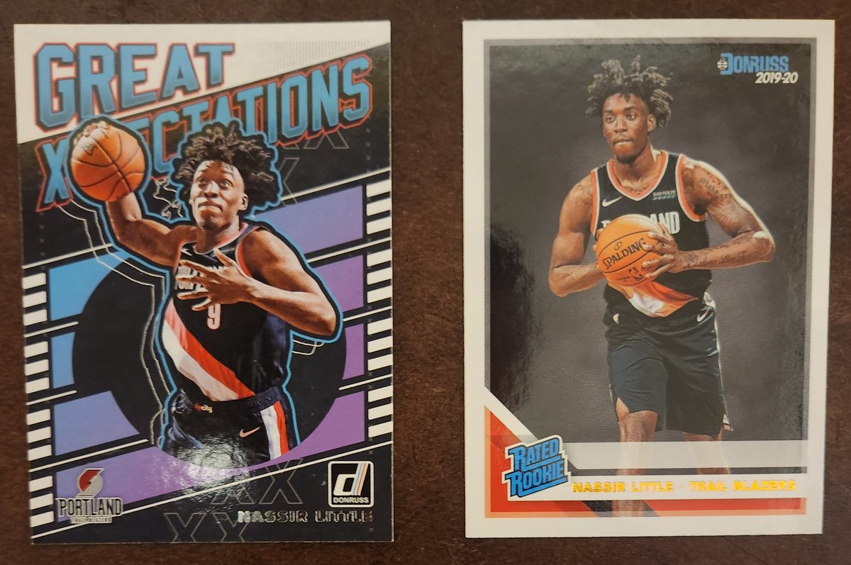 blazercollector's tweet photo. Hey all, it's time for another giveaway! Looking for big things from Nassir Little this year, and here's a chance to get his '19-20 Donruss rookie card and Great X-Pectations insert! Just like &amp; retweet for a chance to win, we'll pick a winner Thursday at 8 pm!

#RipCity https://t.co/oQt7bS6PVN