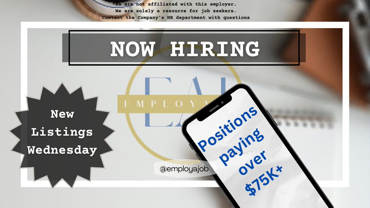 Employajob's tweet photo. 💻Remote Positions with a salary over $75K😱💻
---
Employer: Pinterest (@pinterest)
Position: Head of Corporate Finance
Salary: $155.3K to $232.9K
Link: https://t.co/p6A2UQv1TX...
**thread in comments** https://t.co/Hq8Edg5cSn