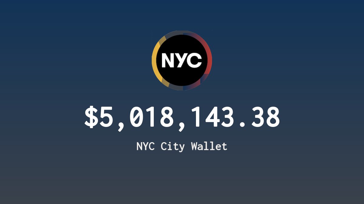 NYC City Wallet tweet media