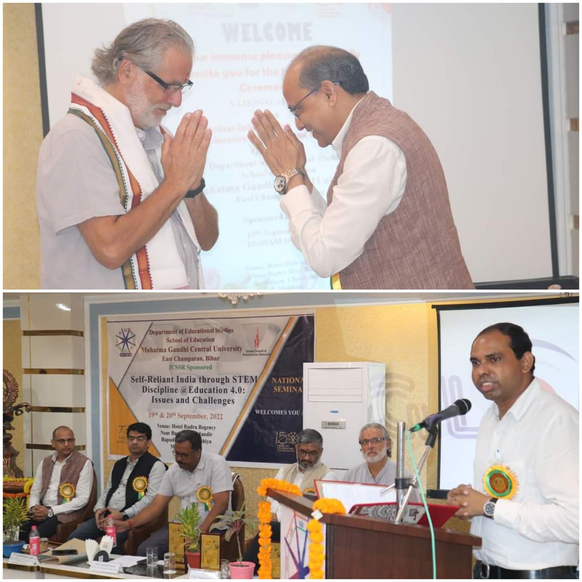 PathlothOmkar's tweet photo. A University at Bapu's Karmabhoomi, Champaran (@MGCUBihar-Emerging Central University of India). Department of Educational Studies,@soemgcu-expanding its horizons rapidly in Research, the thrust areas like STEM Education.@Prof_Asheesh,@icssr,@DrMukeshkr,@ugc_india,@officecmbihar https://t.co/ddNSTBhnpO