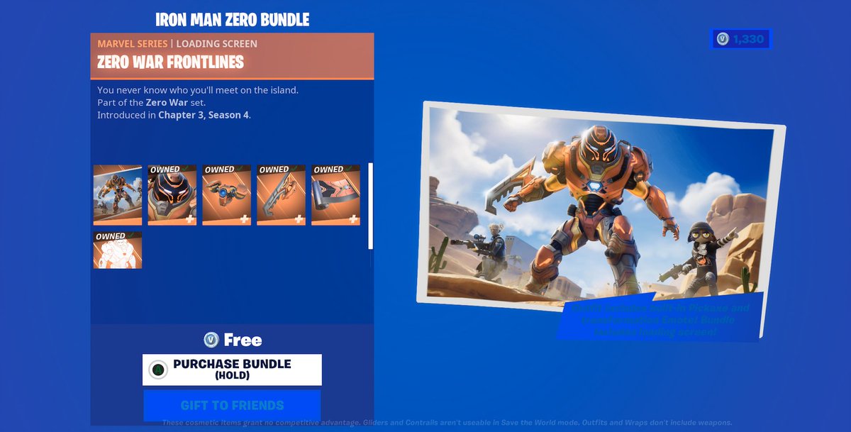 ComicBookGrey's tweet photo. It’s In The Shop 😂 (Cheaper Than Buying All The Comics 🤫) https://t.co/ZngTkY6kkN #TwitchAffliate #epic #fortnite #fortnitecosmetics #battleroyale #ironman #ironmanzero #jameshowlett #marvel #zero #marvel #spray #zerowar #repulsarpack #5of5 #5th https://t.co/1VwGkyp6Zg