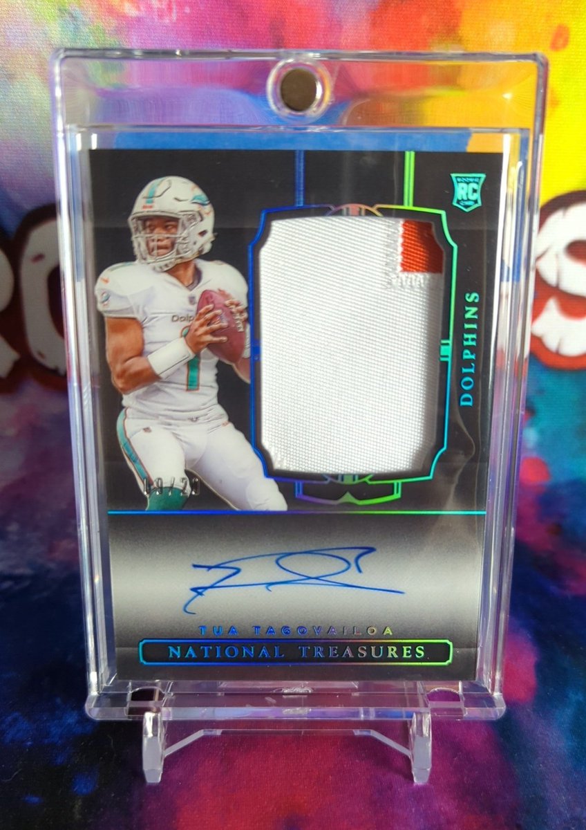 2020 Tua Tagovailoa National Treasures Midnight RPA /20

Retweets are appreciated!

The card has usual Midnight Acetate surface issues. DM for more details.

9k OBO
