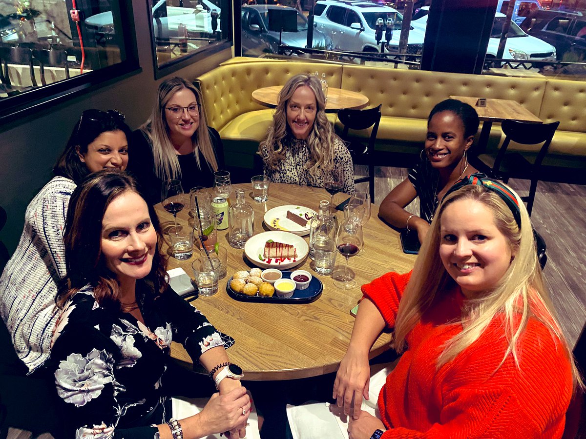 AmyOxentenkoMD's tweet photo. Breaking 🥖 w/leaders/presenters in advance of Creighton’s 5th Annual Women in Healthcare Symposium!  

T/Y, @LaurieBaedke, for sponsoring us, and T/Y @Creighton for supporting #WomenInHealthcare!

#SheLeadsHealthcare

@ShikhaJainMD @DrJRMarcelin @RX4GenderEquity @KellyCawcuttMD https://t.co/z3GQ05Vq8O