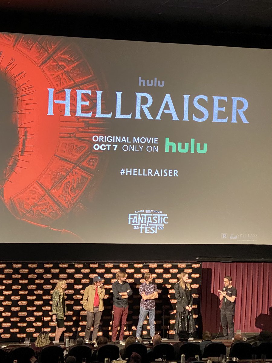 Fuck yes #Hellraiser Secret screening 🤫 #FantasticFest