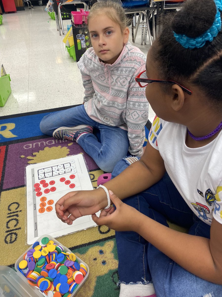 MrsKring's tweet photo. @TheLeaderinMe Students leading Calendar Math and synergizing to figure out regrouping problems as a team. #luffpride #lufflions @ISDSchools https://t.co/1WsXQmYLUK