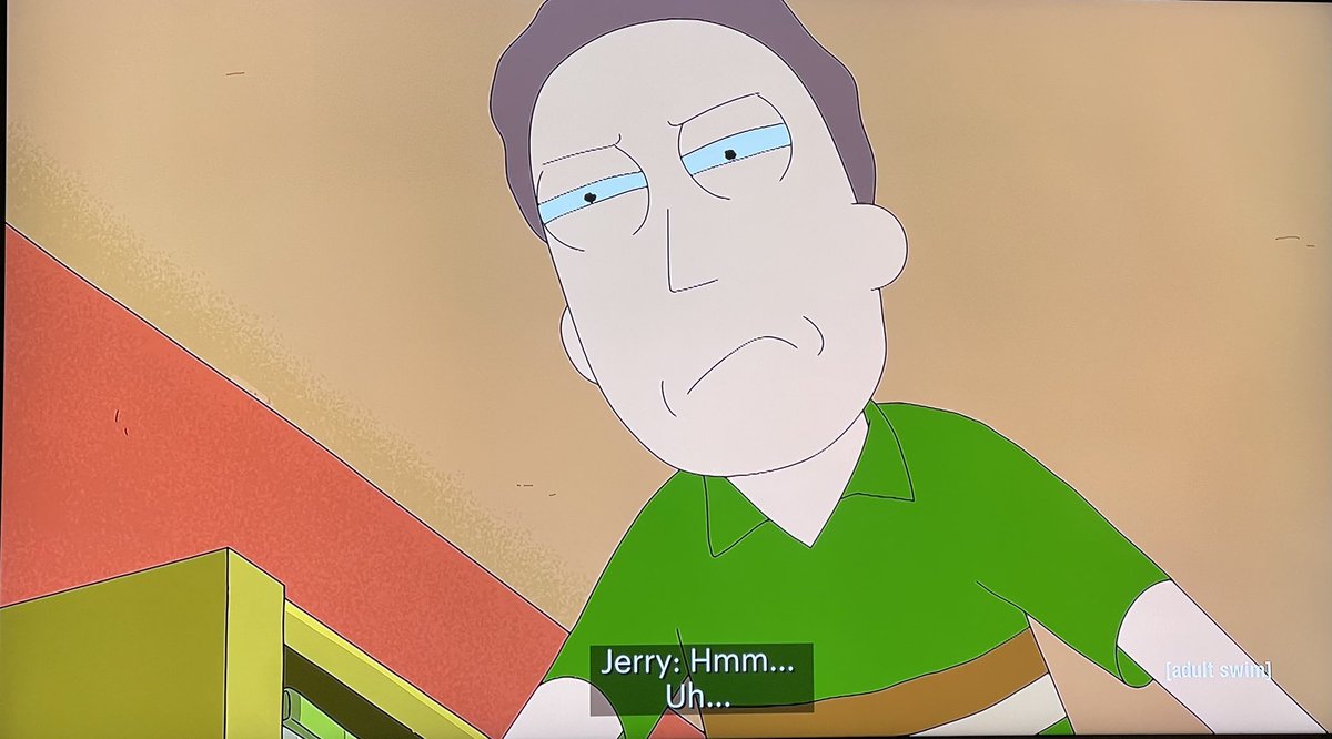 this is the hardest jerry dis in this entire show lmfao