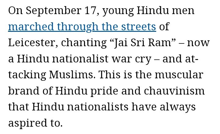 @mirakamdar @RanaAyyub @ssen03 @AJEnglish Your justifying The attacks on temples of Hindu community, vehicles, basically everything with Hindu symbols 

Just because few young Hindu manchan 'Jay Shri Ram'. 

Violence cannot be justified even if it is against so called 'hate slogans'.