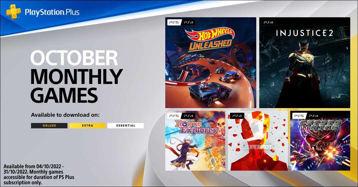 PS Plus October 2022