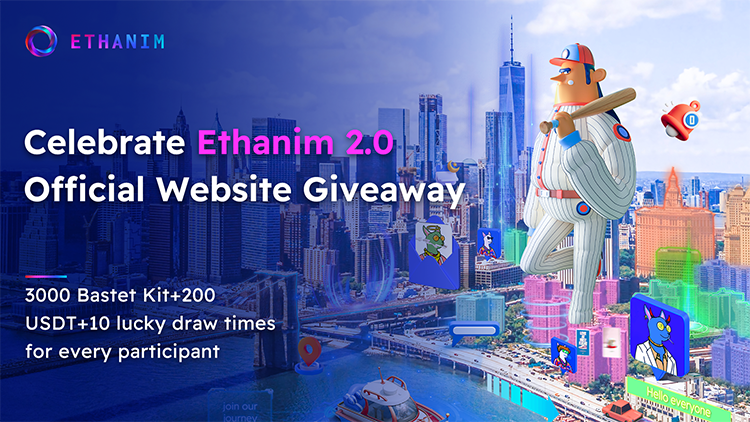 Ethanim_Network's tweet photo. 🎊Ethanim website 2.0 was officially launched, let's celebrate an important step Ethanim moved forward! 

⏰Sep 29th—Oct 10th 
💰20 USDT for 10 people &amp; 3000 Bastet Kits &amp; 10 raffle times for all participants
✅Complete the tasks: https://t.co/mTLA4R2dC1
🆒Get hyped buddies!!! https://t.co/0zC6w0f9IE