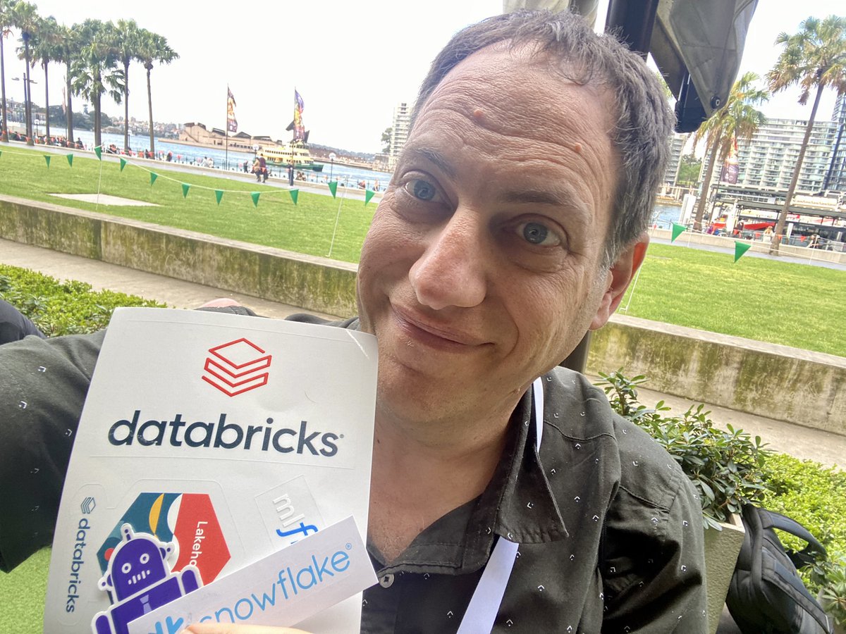jrotenstein's tweet photo. Great to have in-person events back again... and swag! Attending Data Engineering conference #dataengbytes22 in Sydney. https://t.co/ASxXnnkZl1
