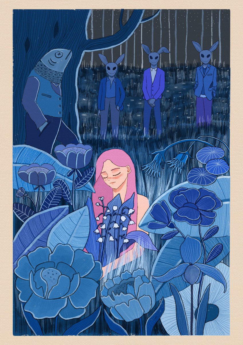 gm #NFTCommunity i want to talk about my latest work on <a href="/foundation/">Foundation 🌐</a> 

originally i drew this in 2015, acrylic on wood panel. the story behind it is the wounds that can never be healed. this is the most traumatic story because i experienced it &amp; been diagnosed with PTSD.