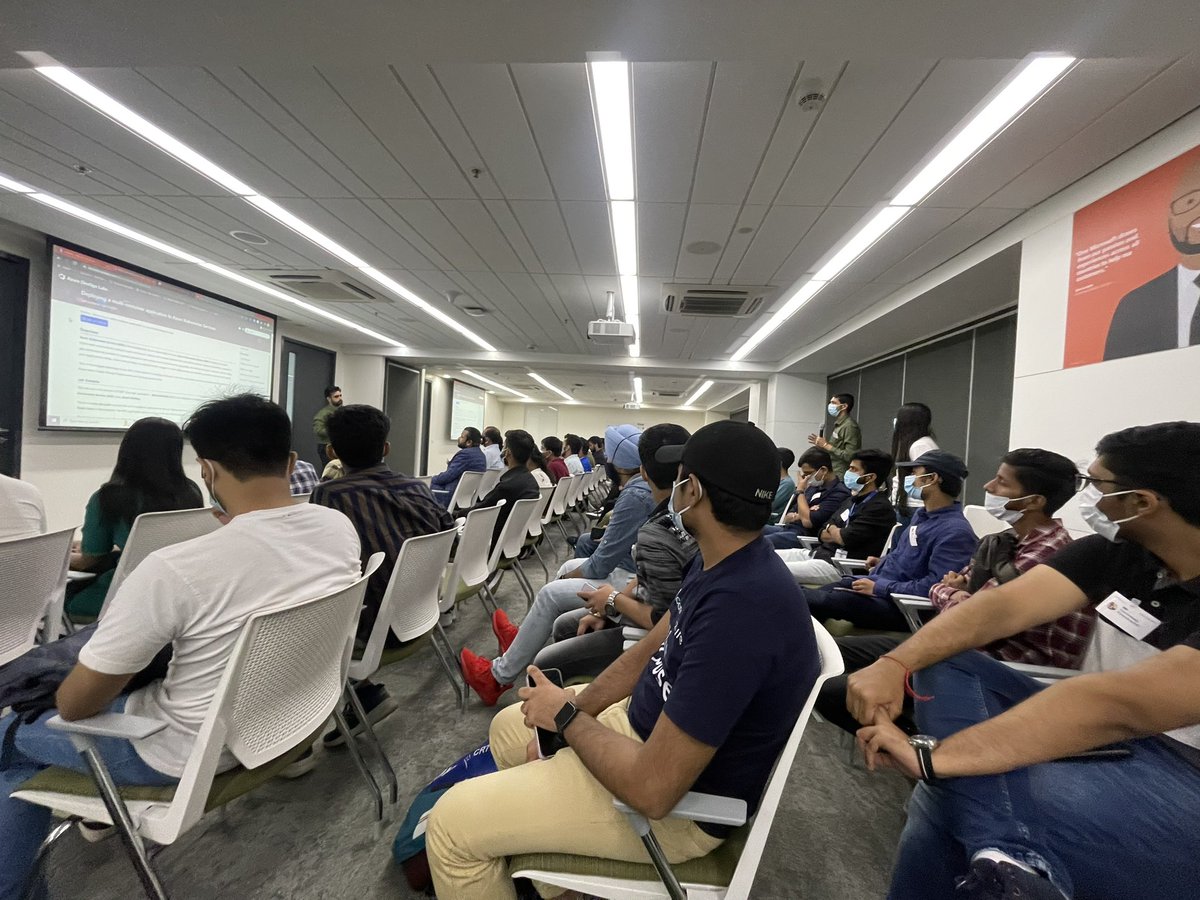 oyejasmeet's tweet photo. #Reskil #kubernetsDayGGN #Azurekubernetsday
What a fantastic day it was
Both the speaker were amazing they are giving separate time to each individual
Very down to earth nature
Event was very well organised
Thanks azure for this fantastic event and help in growing our network. https://t.co/Y7yDNhIbIu