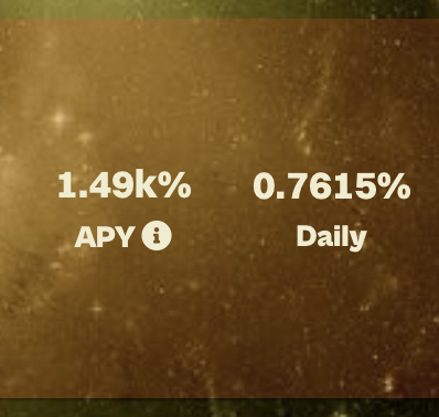 AutoBarkYield's tweet image. Interesting to watch how these change over time. Our highest APY vault is currently

@DogMoneySwap  / $DOGE

At &amp;gt;1,000% APY!

We've seen that these high APYs don't last very long, you know what to do 🚀

AutoBark.lol

#DogeChainGem #DogeChainFamily #YieldFarming