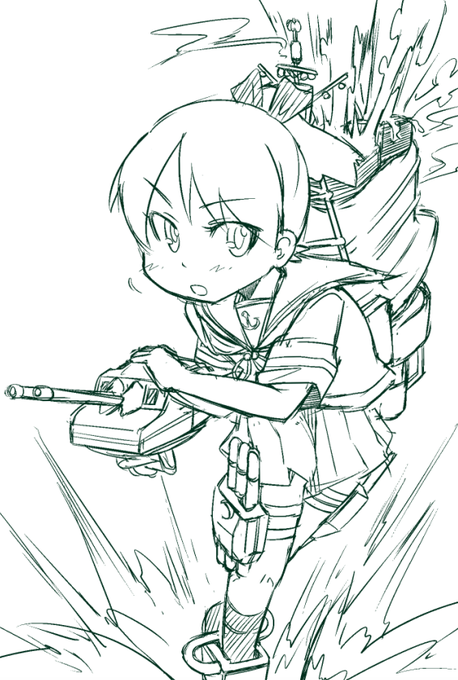 昔のワンドロ絵で加筆したいなって思ってるやつその4 