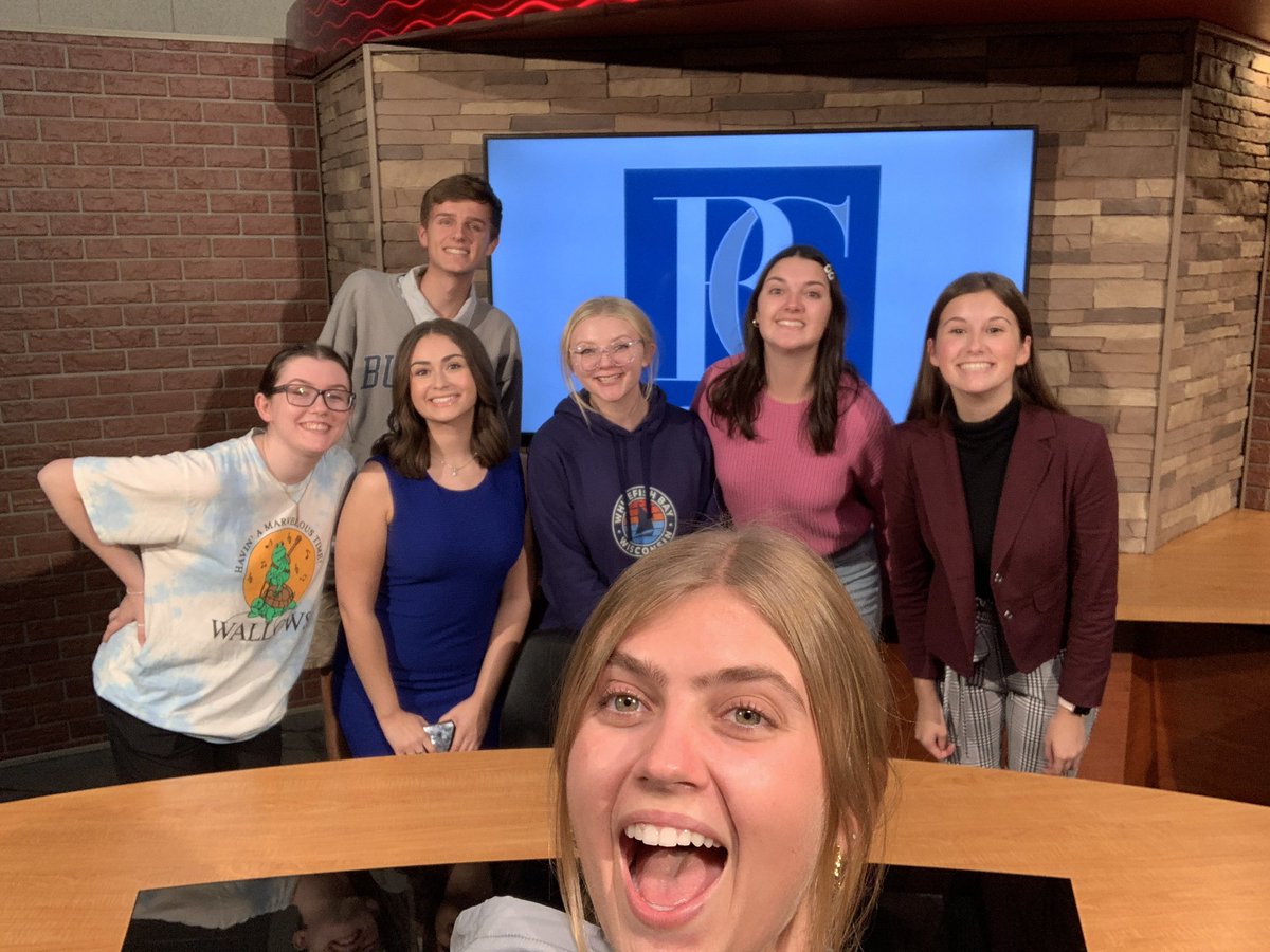 First newscast in the studio for the Collegian and the crew did a great job! Click the link to watch: youtu.be/5gM5fLMyqIg