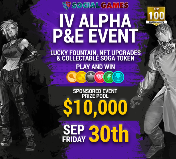 🚀IV ALPHA EVENT🚀FRIDAY SEPT 30TH 12CET
🤗Play for free. <a href="/socialgames_com/">Social Games</a> 
🥳Bring friends
🏆100 winners
Get your account now &amp; train for the event: alpha.socialgames.com

❤️+♻️ and tag frens to show support!