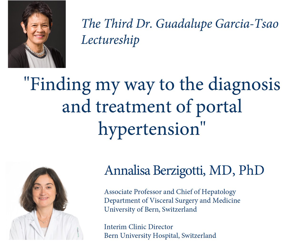 Yale Digestive Diseases (@yaledigestive) on Twitter photo Grateful to have Dr. Annalisa Berzigotti for our third Dr Guadalupe Garcia-Tsao lectureship! What an amazing lecture! <a href="/ggarciatsao/">Guadalupe GarciaTsao</a> <a href="/docberza/">Annalisa Berzigotti</a> Grateful to have Dr. Annalisa Berzigotti for our third Dr Guadalupe Garcia-Tsao lectureship! What an amazing lecture! <a href="/ggarciatsao/">Guadalupe GarciaTsao</a> <a href="/docberza/">Annalisa Berzigotti</a>