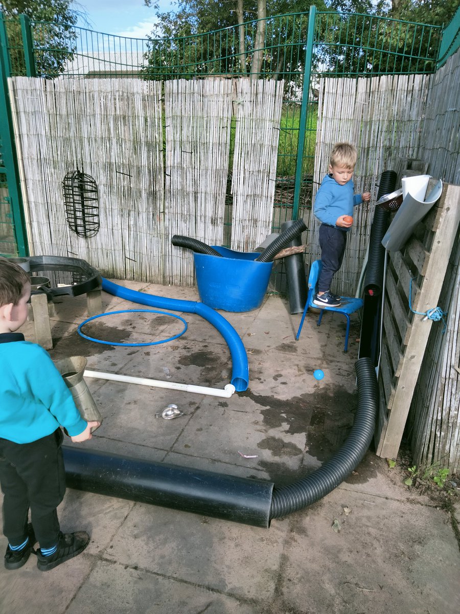 antonineps_nurs's tweet photo. Wow! Two of our children constructing a waterway with loose parts, great problem solving skills. 💧
'You have to push together or the water won't go through.' C
#antoscience #teamwork #construction #looseparts https://t.co/PNUple2Y9S