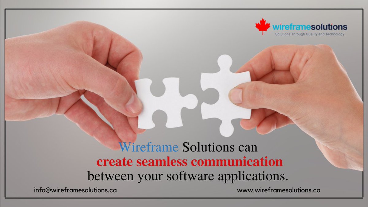 wireframesolcan's tweet photo. 👉Wireframe Solutions can create seamless communication between your software applications. 

✅Wireframe Solutions has a team of integration experts who can integrate the existing software systems of your company. 

👉Contact us to get your software integrations done. https://t.co/CWkprCR8qG