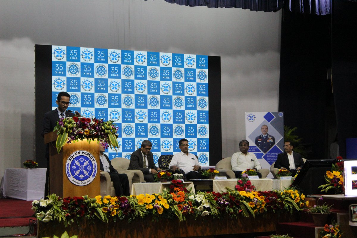 ximb_official's tweet photo. As one of the premier B-Schools in the nation, Xavier Institute of Management, Bhubaneswar, formally inaugurated the 4th edition of its flagship event, Business Excellence Summit 2022, with the lighting of the lamp by Col. Atanu Guru & other dignitaries.
#XIM #BES22 #35yearsofXIM https://t.co/PNZQRZ8KAU