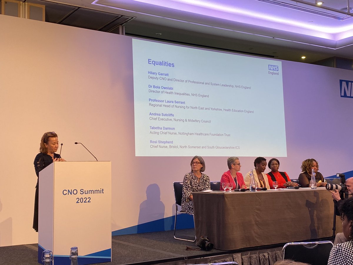 Good morning! I am here today at the #CNOSummit2022.

In this session, the panellists are discussing practical actions that senior leaders can take to tackle inequalities.