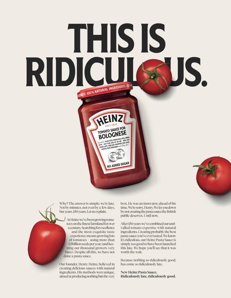 when did these come out? they’re incredible! love love love an old school ad campaign with a big idea and great copy. 🍅🍅🍅