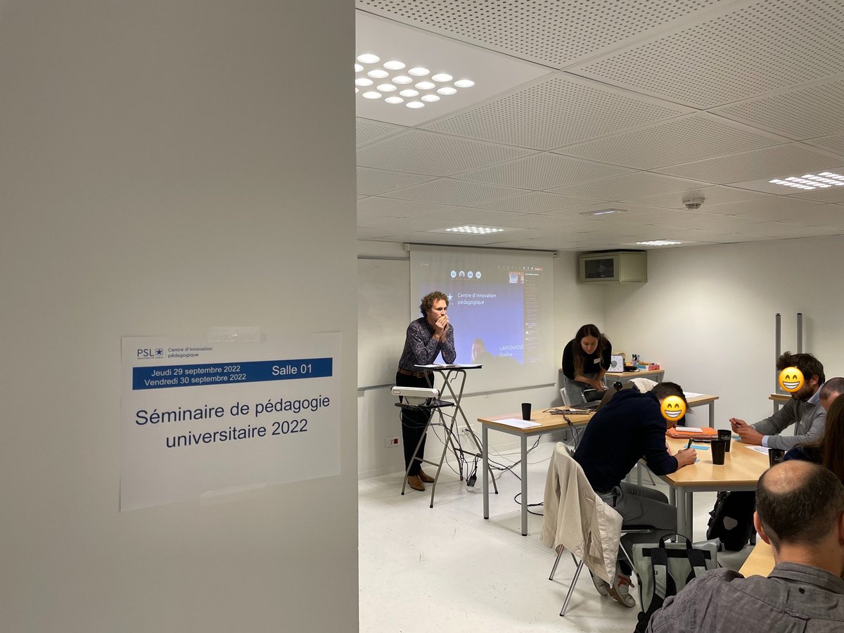 Les étudiants de <a href="/psl_univ/">Université PSL</a> ne st pas les seuls à faire leur rentrée !

Le Centre d'innovation pédagogique ouvre son séminaire de rentrée aux pratiques d'enseignement des neo-mcf de ts les établissements de PSL.

#pedagogie #innovation #apprentissage