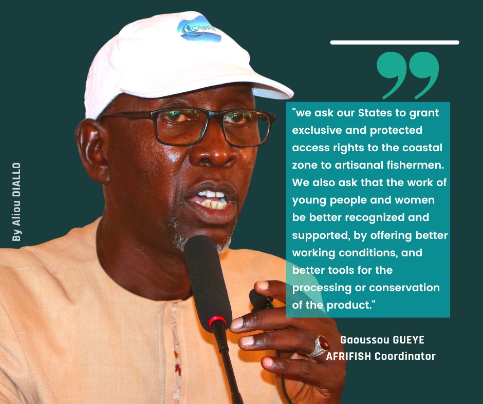AfriqueCaopa's tweet photo. #AFRIFISH is holding an executive board meeting today. On this occasion, @GueyeGaoussou  addressed the members and partners, notably @AUIBAR, @NEPAD_Agency, @FAO, @UEFrance.
This #IYAFA, AFRIFISH has supported requests of African @SSF🎣as set out in the ‘Call to Action of #SSF https://t.co/pFSwlN7tTc